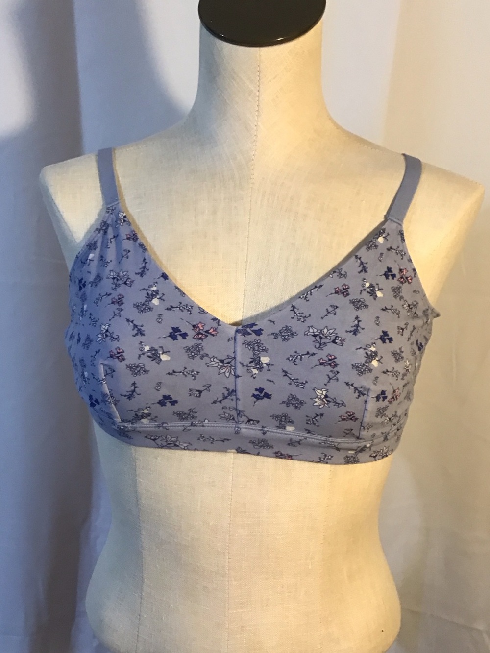 Jockey Blue Floral Wireless Bralette